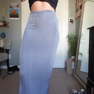 SHEIN Blue Maxi Skirt